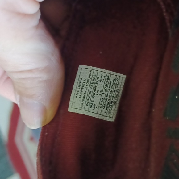 Womens Merrell Duskair Moc Andorra Red color size 7 - Picture 7 of 7